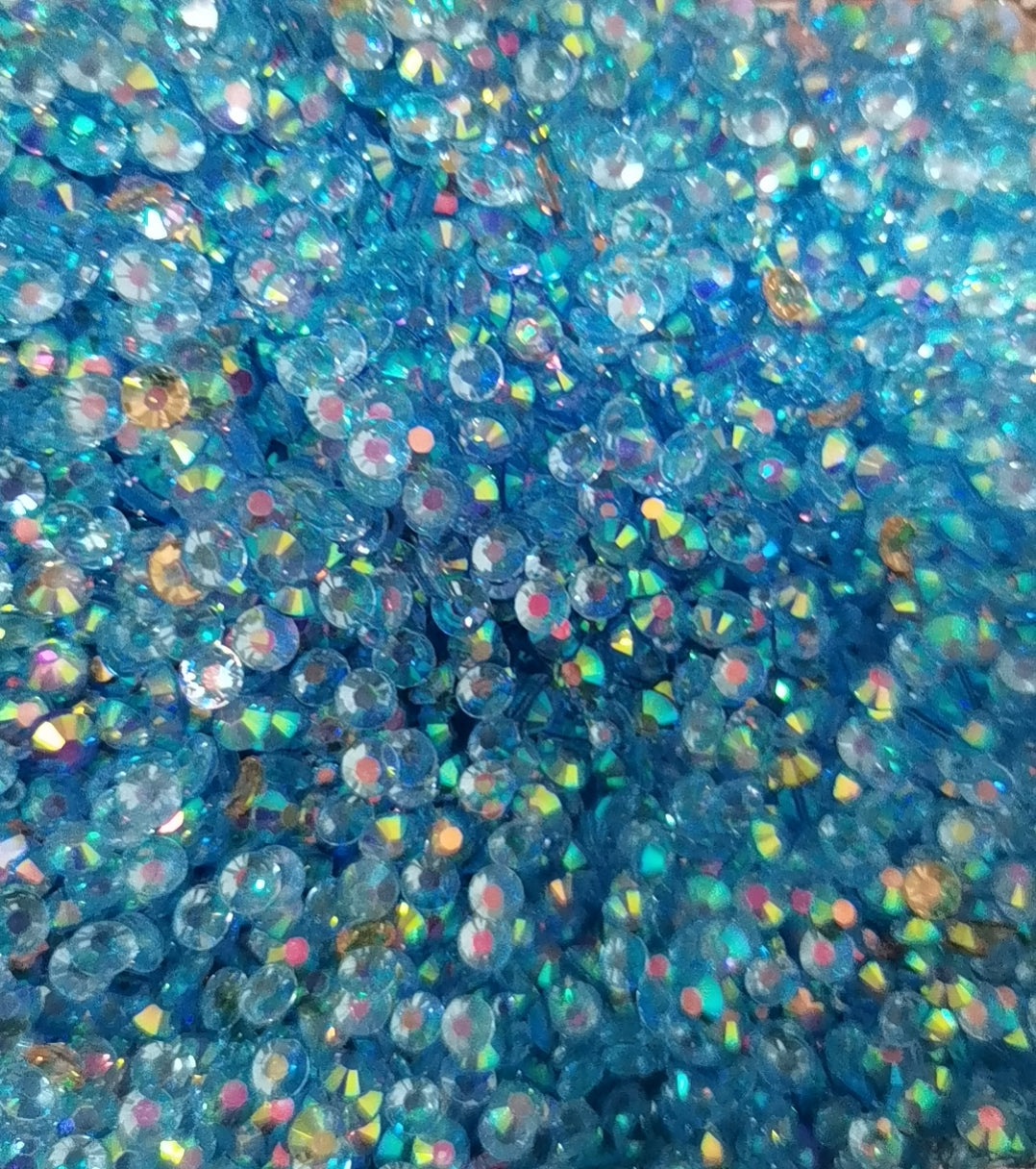 Aqua RESIN Rhinestone  $5/1pack